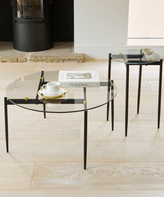 Oscar Nesting Coffee Table - Matte Black