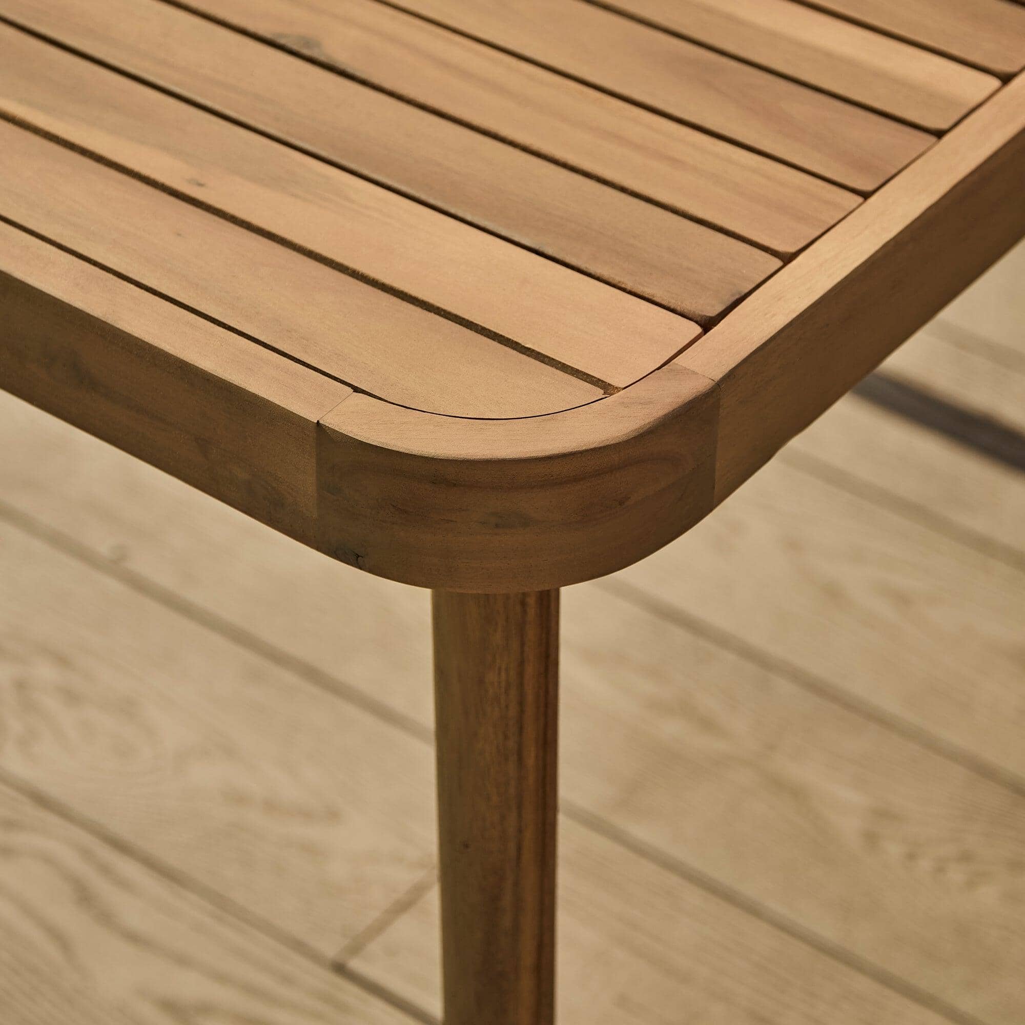 Eaden Rope Corner Dining Set - Natural - Image 2