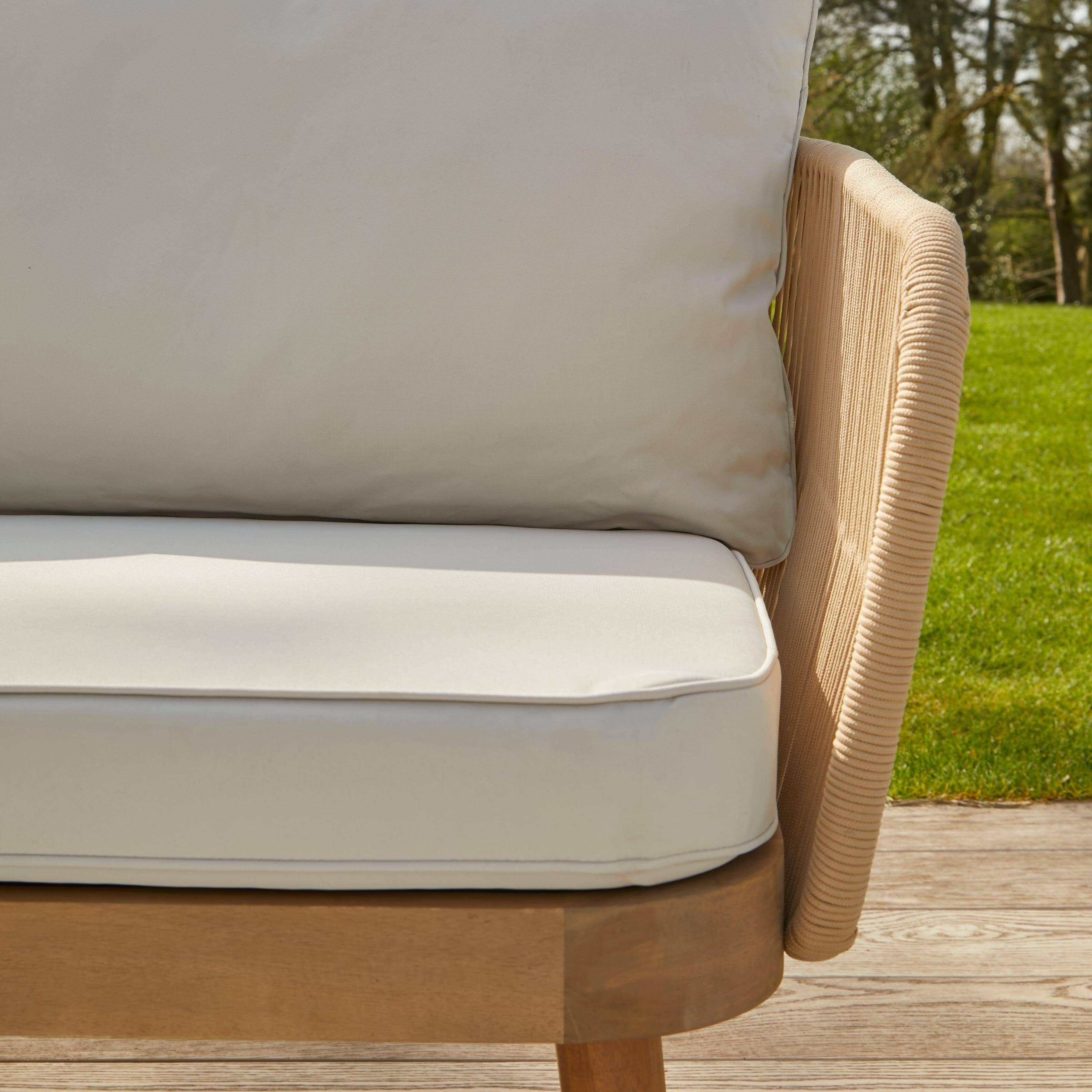 Eaden Rope Corner Dining Set - Natural - Image 3