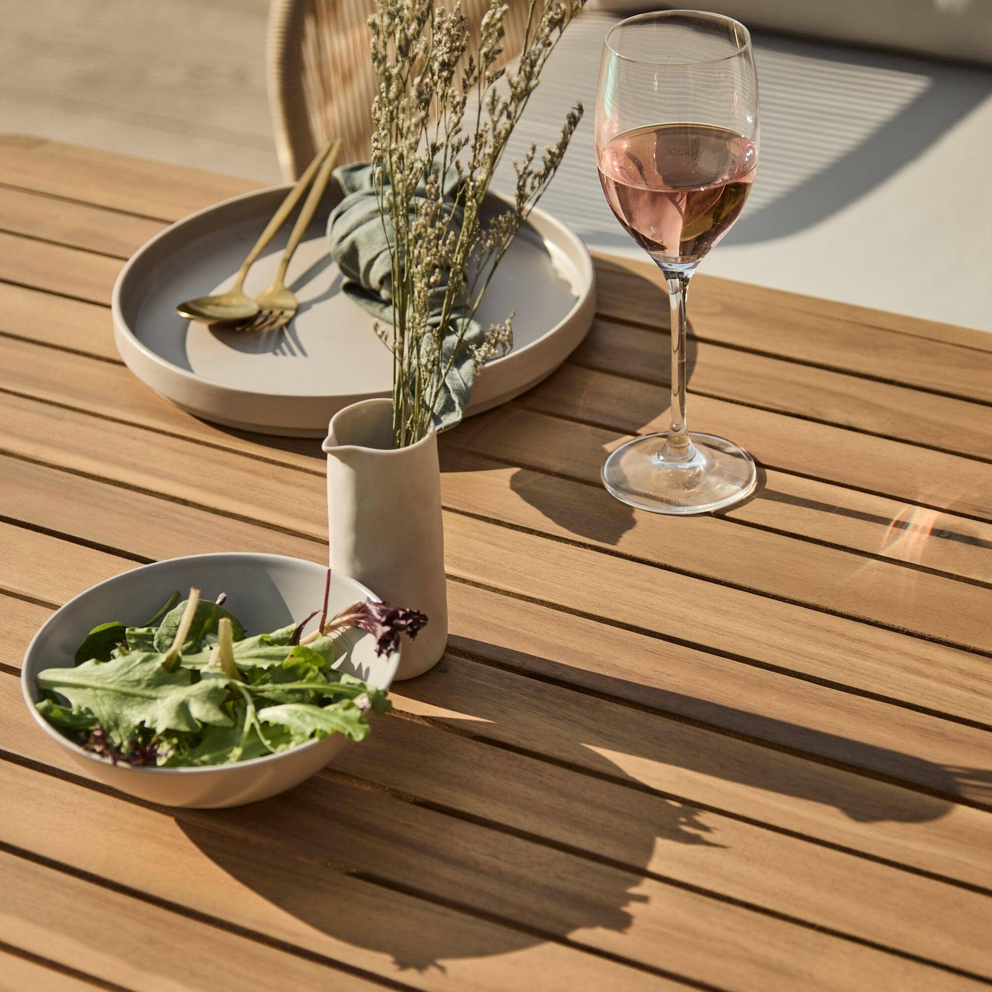 Eaden Rope Corner Dining Set - Natural - Image 6