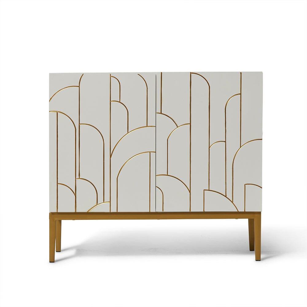 Gatsby 2 Door Small Sideboard - Snow White - Image 4