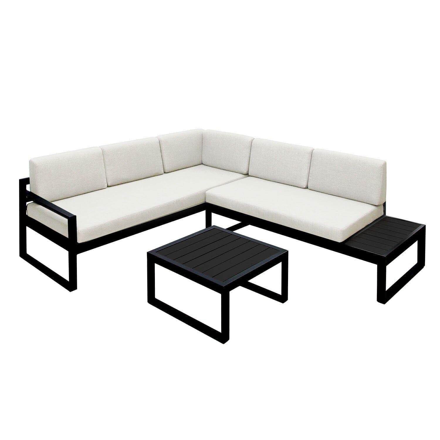 Maia Interchangeable Sofa Set - Black - Image 6