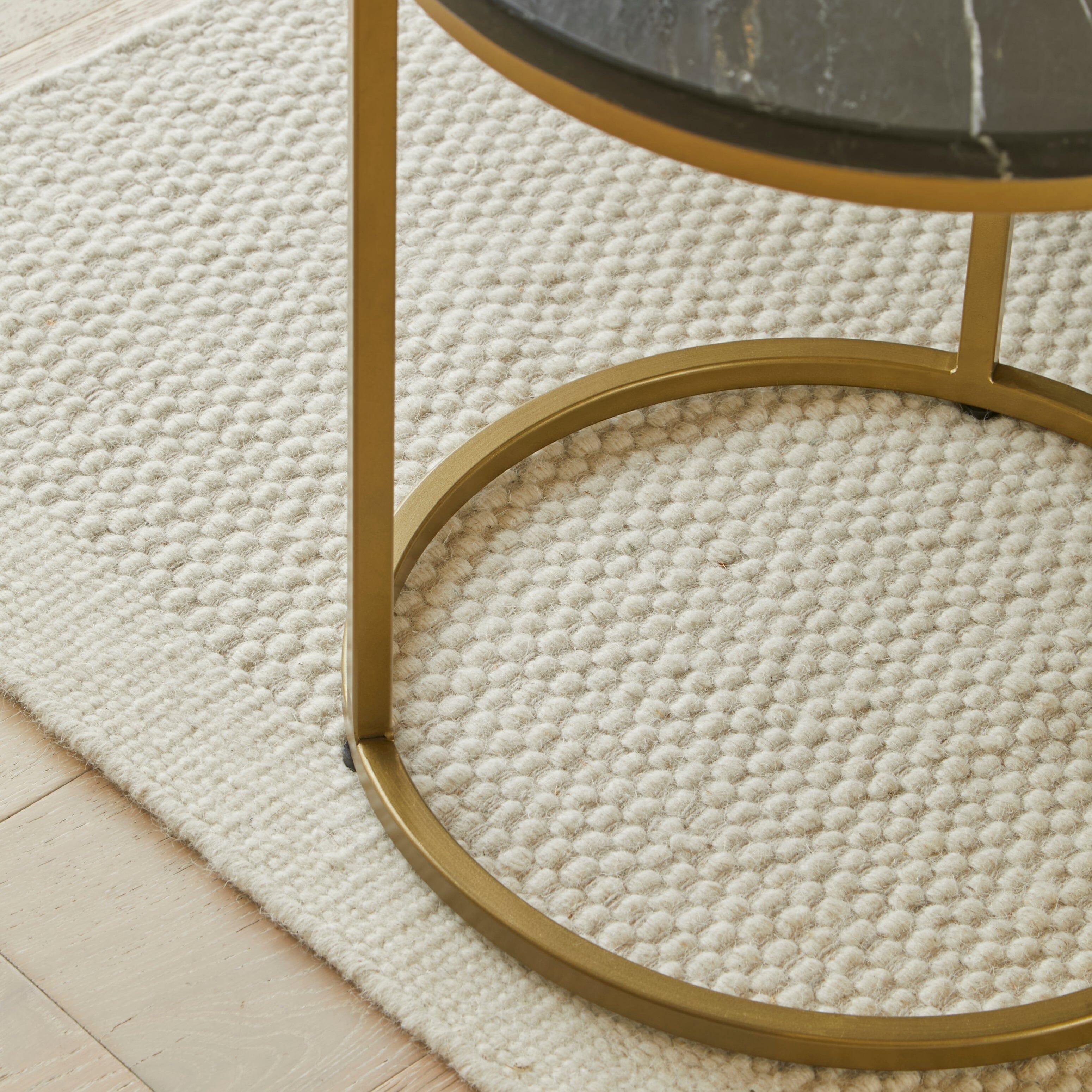 Nara Round Real Marble Coffee Table with Gold Legs - Image 3