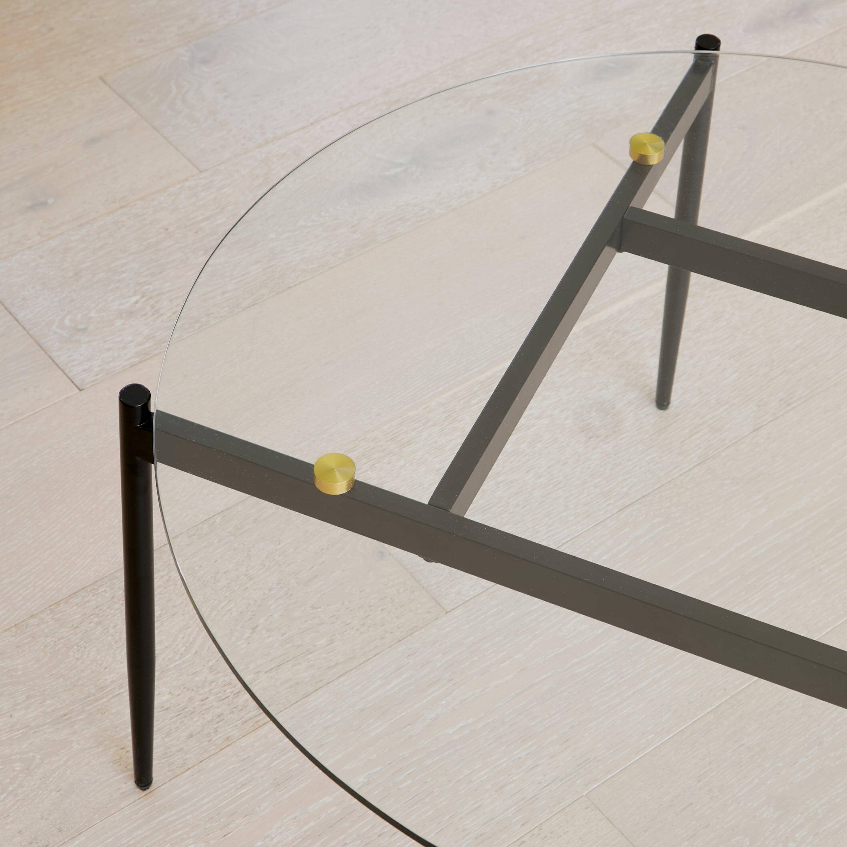 Oscar Nesting Coffee Table - Matte Black - Image 6