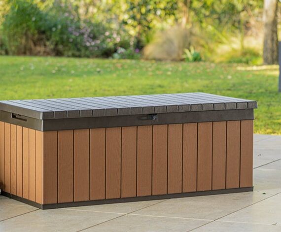 Keter Darwin 380L Storage Box - Brown