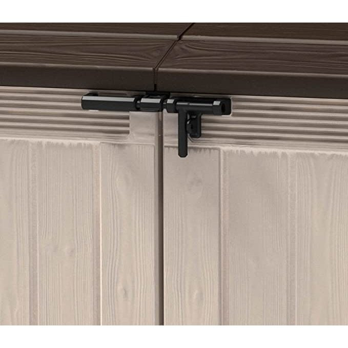 Keter Store It Out Ultra 2000L Outdoor Garden & Bike Storage Shed - Beige/Brown - Image 2