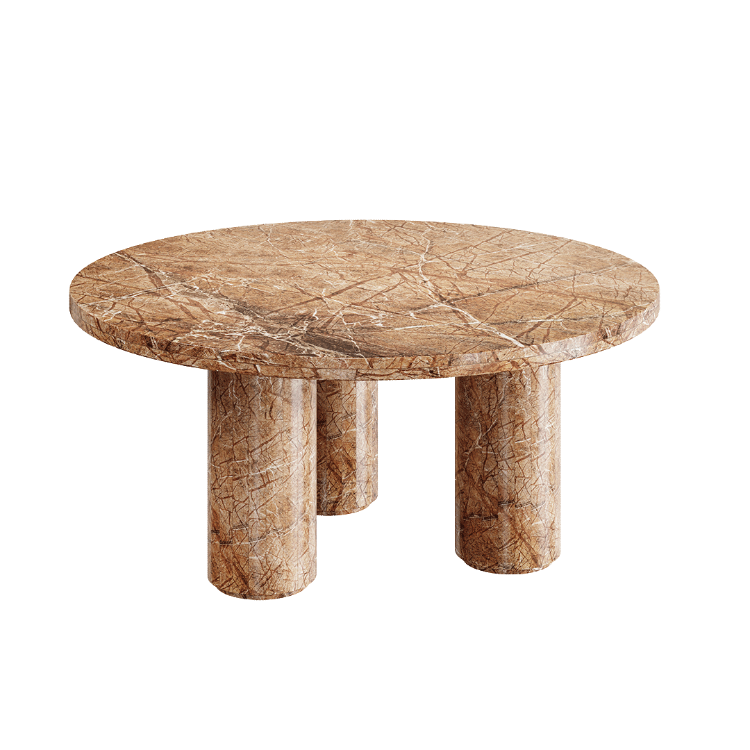 Casoli Marble Coffee Table, Mocha - Image 2
